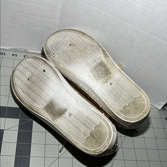 Gold Glitter Women's Sneakers - Picture 7 of 9
